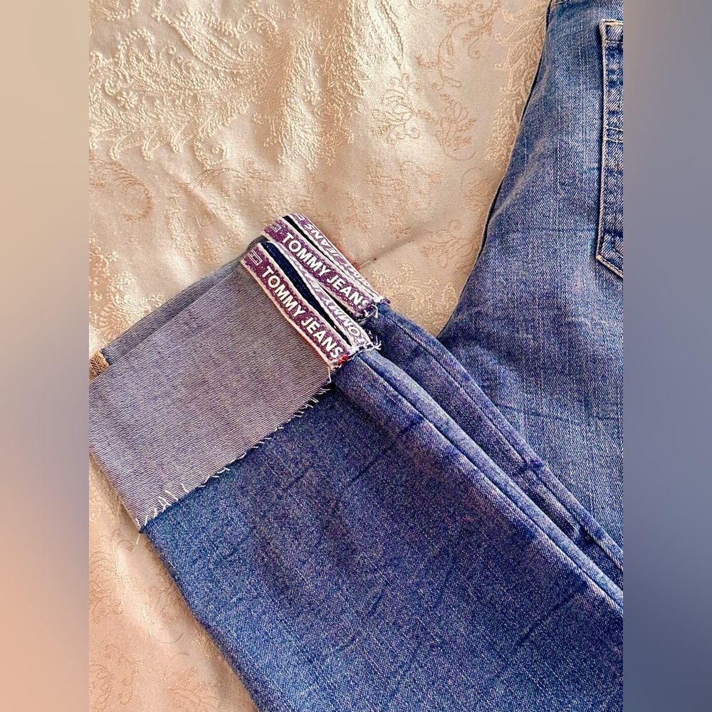 🔥NWOT SZ 10/30” TOMMY JEANS (Tommy Hilfiger) mid rise, cuffed skinny jeans👖🔥